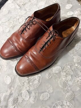 Allen Edmonds Brown Cap-Toe Oxfords